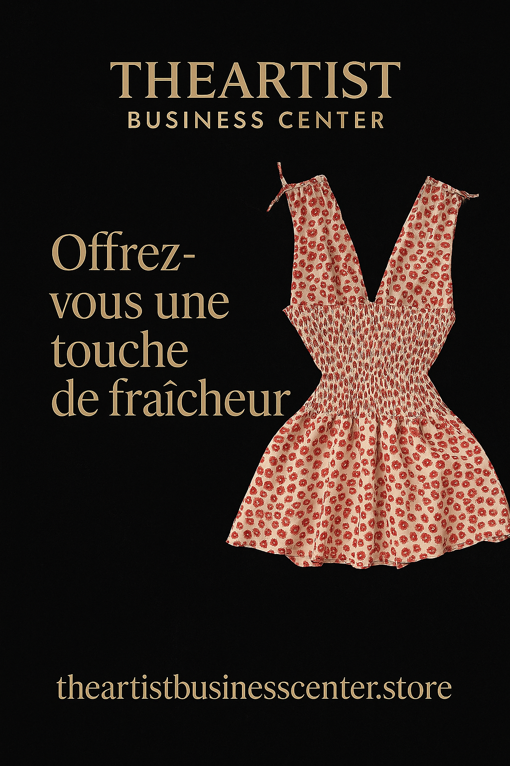 Robe Courte Fleurie Cintrée – Must-Have de la Saison